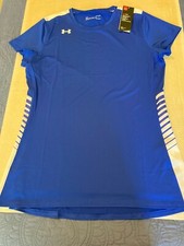 Under Armour Heatgear Women's Team Endless Power Soccer Jersey Sz L  Blue NWT's