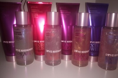 Victoria's Secret (pink) Love Shimmer Mist & Lotion