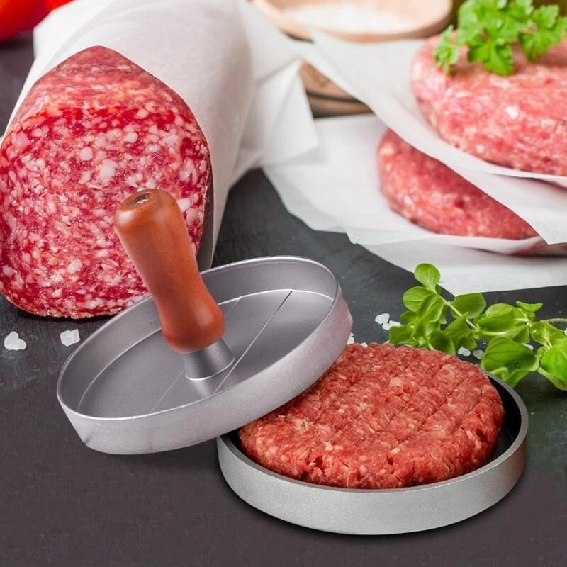 DIY Hamburger Meat Press Tool Round Shape Burger Press Meat Press Beef  Grill | eBay