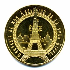 75007 Tour Eiffel 9, Souvenir de mon ascension, 2è étage, 2026, Monnaie de Paris