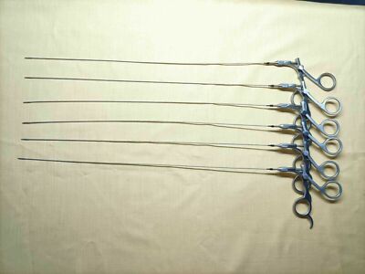 6pc Laparospy Hysterospy Semi Rigid Scissor 5fr 40cm Best  instrument set