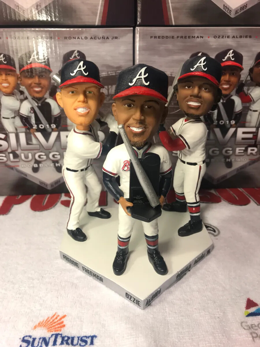 Atlanta Braves 2019 Silver Sluggers SGA Bobblehead Bobble Freddie