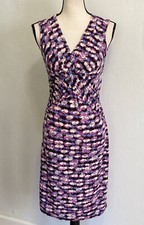 Ann Taylor Women’s Sexy Moroccan Print Dress Multicolored Size Extra Small