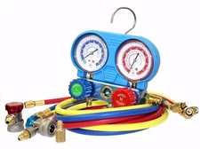 HVAC AC Manifold Gauge Set For Automotive Ac Service Kit w/ Quick Couplers ACME