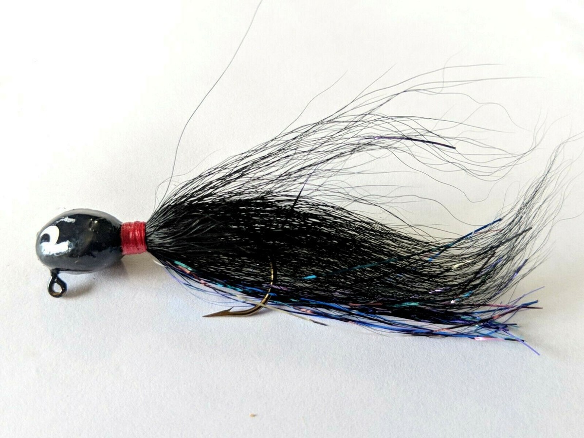 Longliner Walleye Head Bucktail Jigs-High Quality-Made In USA