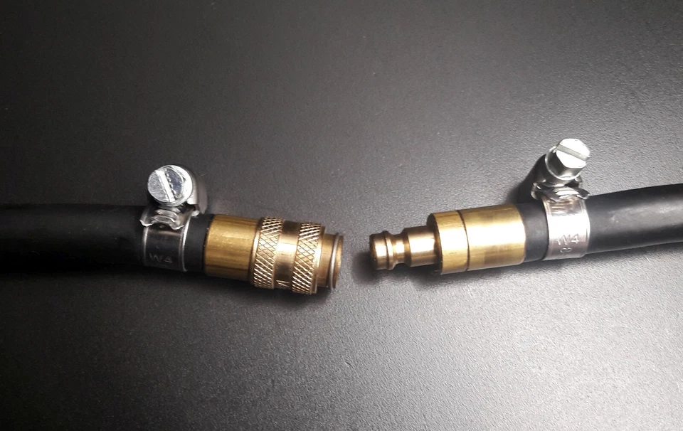 Schnellverschlußkupplung für Benzinschlauch 8 mm beidseitig selbstschließend - Bild 3 von 4