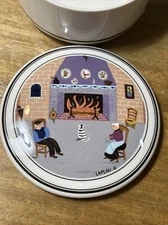 Villeroy & Boch Porcelain Naif Gerard Laplau By The Fireside Trinket Box W Lid