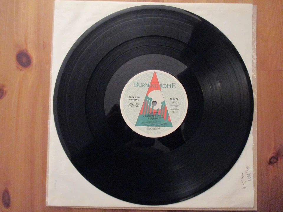 SPEAR OF DESTINY - S.O.D. The Epic Years - Vinyl LP UK 1987 - Bild 3 von 4