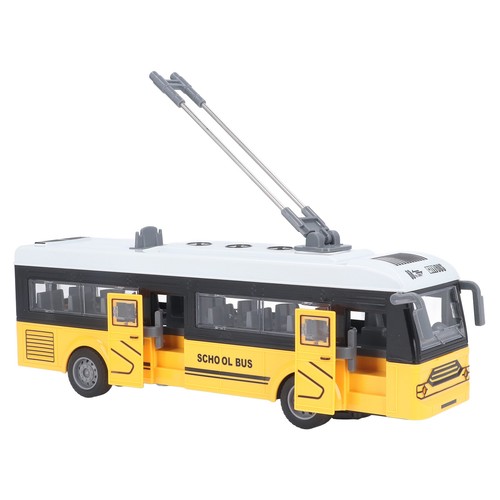 Dilwe Jouet Autobus Scolaire RC Télécommandé - Bus Simulation Pour Enfants Avec Lumière