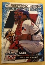 2021 Opening Day Outstanding Opening Days #OOD-1 Ivan Rodriguez - Texas Rangers