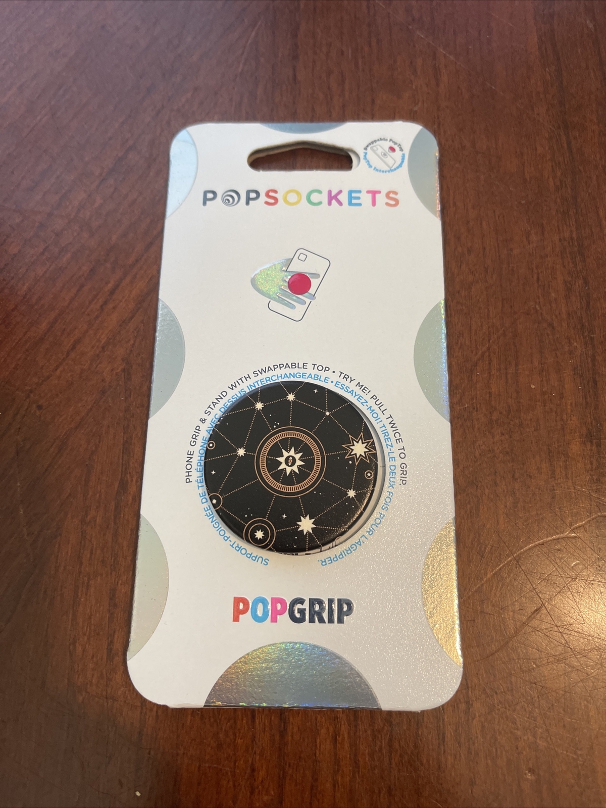 PopSocket PopGrip Star Chart Collapsible Stand Universal Phone Tablet Holder-image