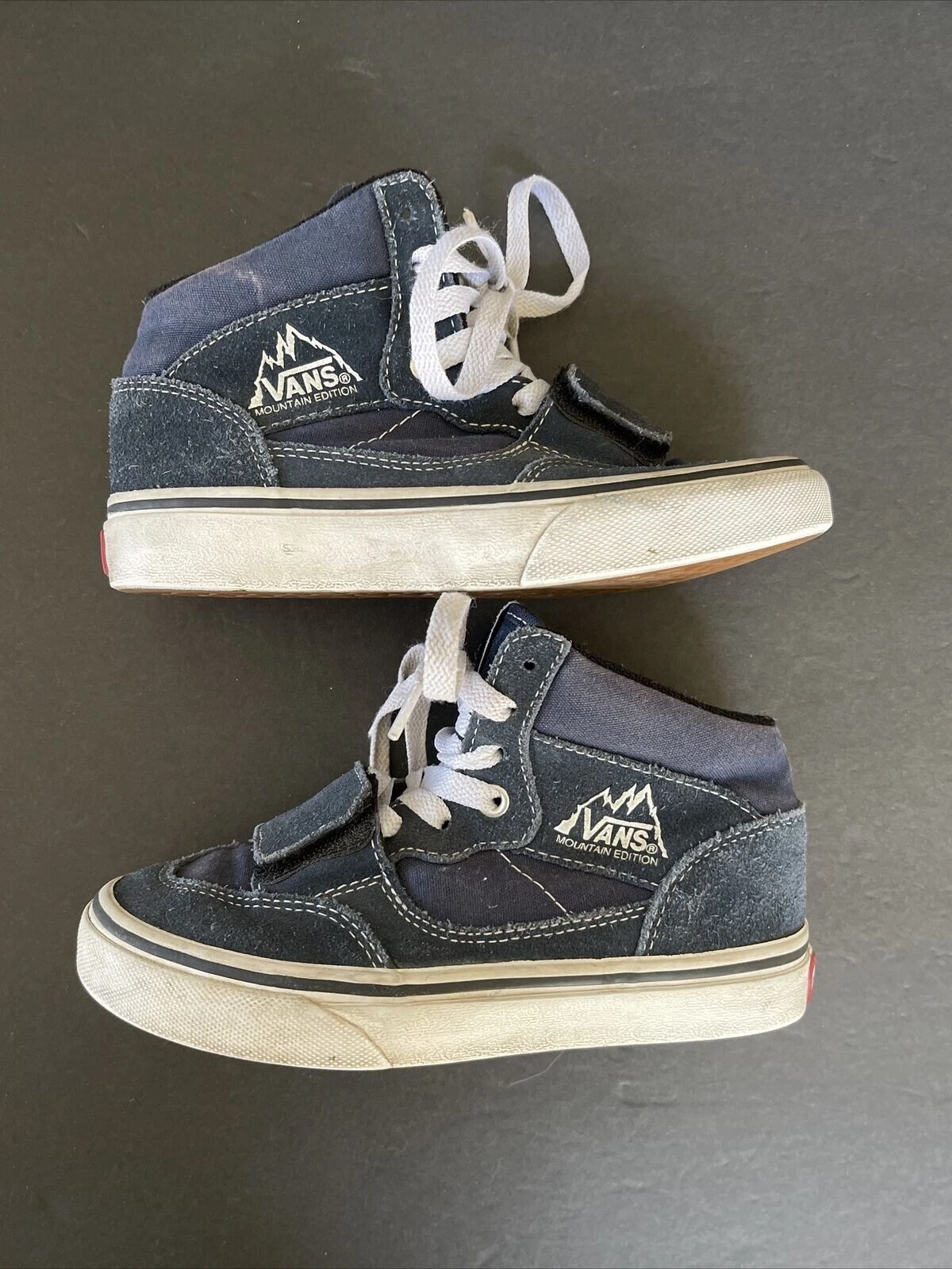 Scarpe da skateboard Vans Mountain Edition bambino taglia 1 blu scamosciato tela