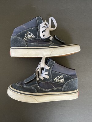 Vans Mountain Edition kid  Size 1  Blue suede/canvas Skateboard Shoes