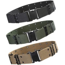 Tactical Nylon Belt Adjustable Security Military Heavy Duty Rescue Combat Belt