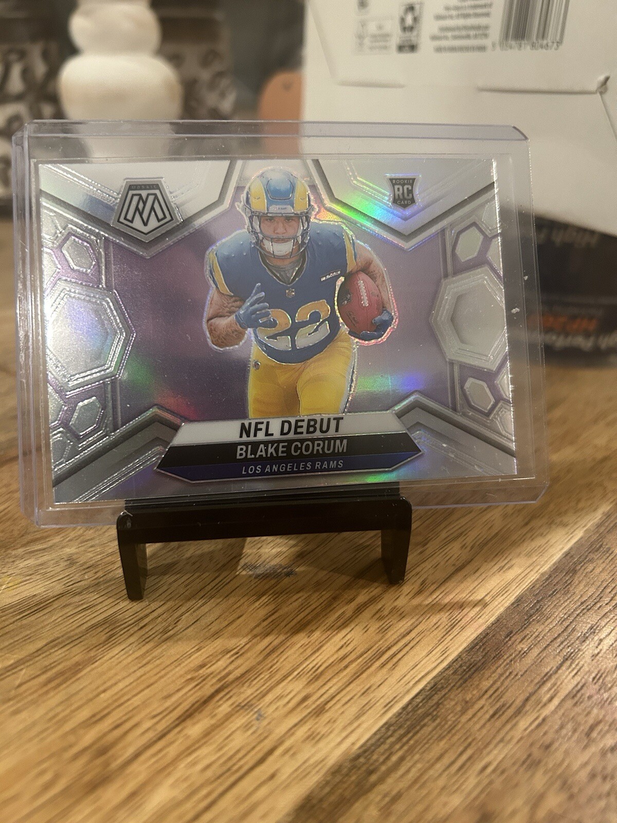 2024 Panini Mosaic - NFL Debut Silver Prizm #278 Blake Corum (RC)