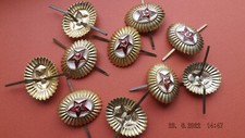 Russian Officers Ushanka badge lot of 10 USSR CCCP