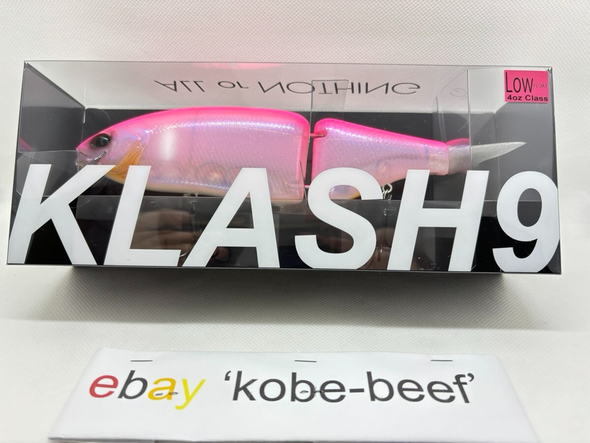 New] DRT Klash 9 Hasegawa Pink Color 4oz Low Float Swimbait