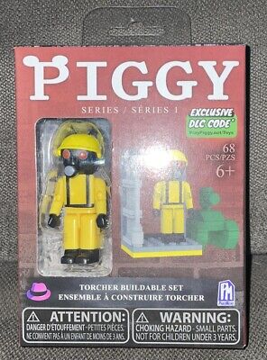 Roblox Piggy Series 1 TORCHER Buildable Set Exclusive DLC Code NEW 68  Pieces