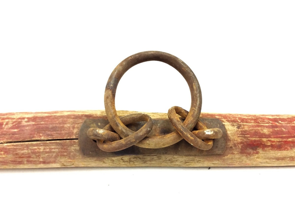 Ancien Porte-Bride/Harnais Équestre Irlandais – 19ème Siècle – Fer Forgé & Bois – MUSGRAVE BELFAST