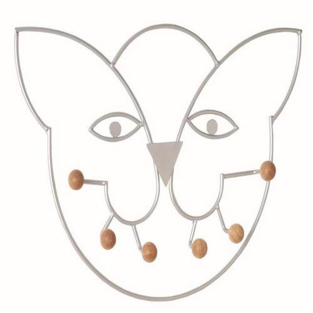 (TG. 48 x 65 x 34 cm) Haku Möbel 89791 Appendiabiti, 34 x 48 x 6,5 cm - NUOVO