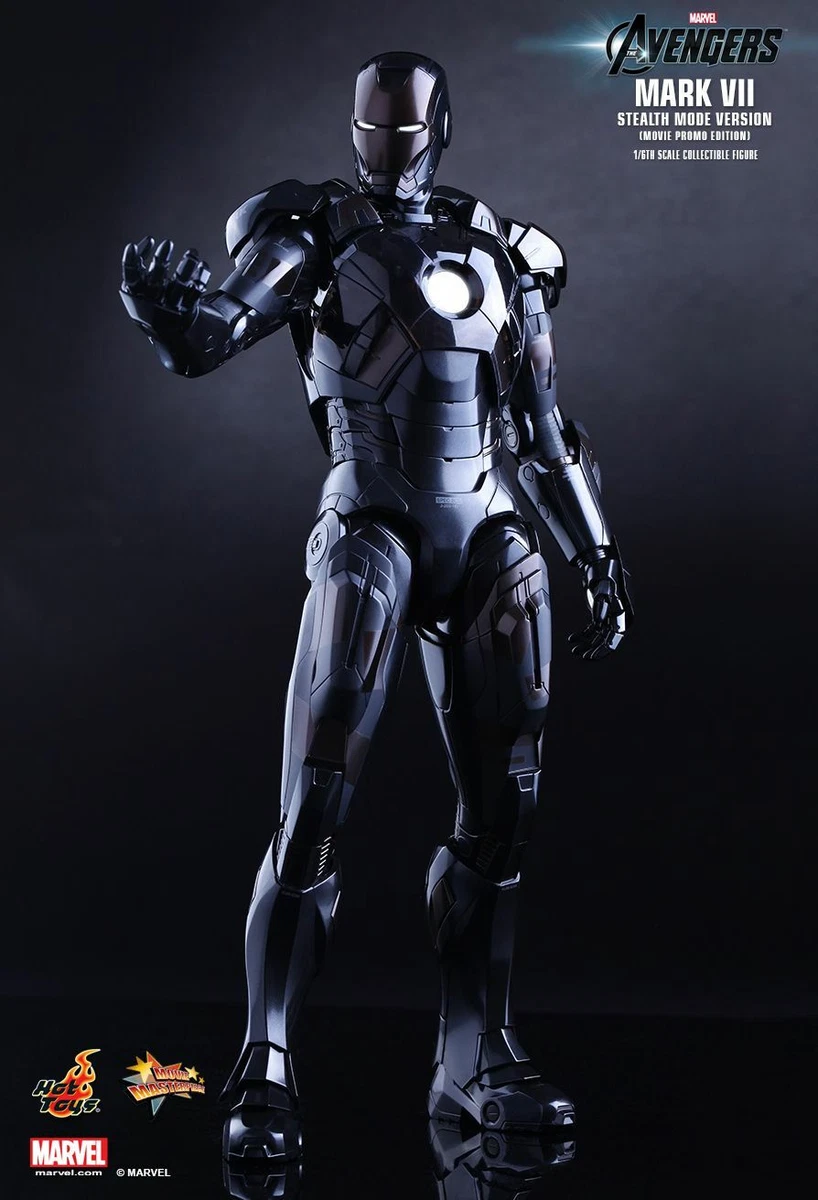 DHL 1/6 HOT TOYS MMS282 THE AVENGERS IRON MAN MARK VII STEALTH MODE VER FIGURE
