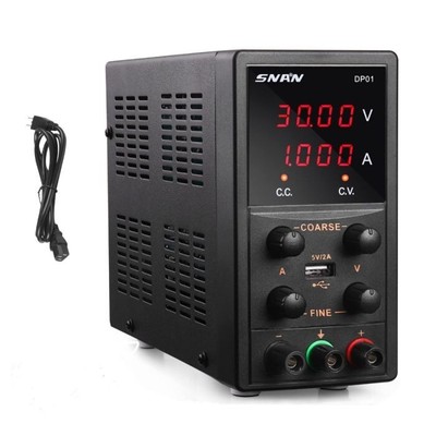 SNAN DC Power Supply Variable 30V 5A Switching Variable Digital Power Supply