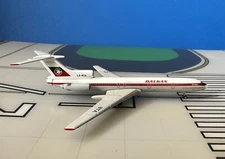 Balkan Bulgarian Tupolev TU-154B LZ-BTA 1970s 1/400 scale diacest Phoenix Models