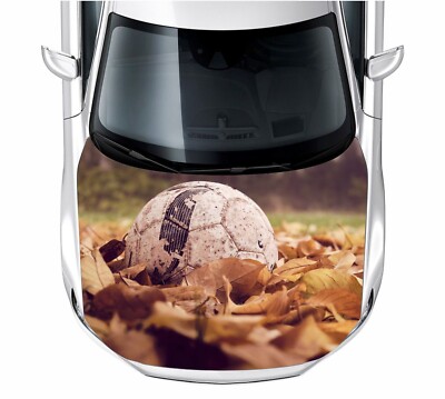 Motorhaube Auto-Aufkleber Schutz-Folie Tuning Car Folie 3M Football Fußball #15