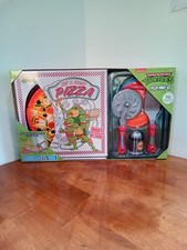 New Teenage Mutant Ninja Turtles 14 Piece Pizza Party PlaySet TMNT Play Food