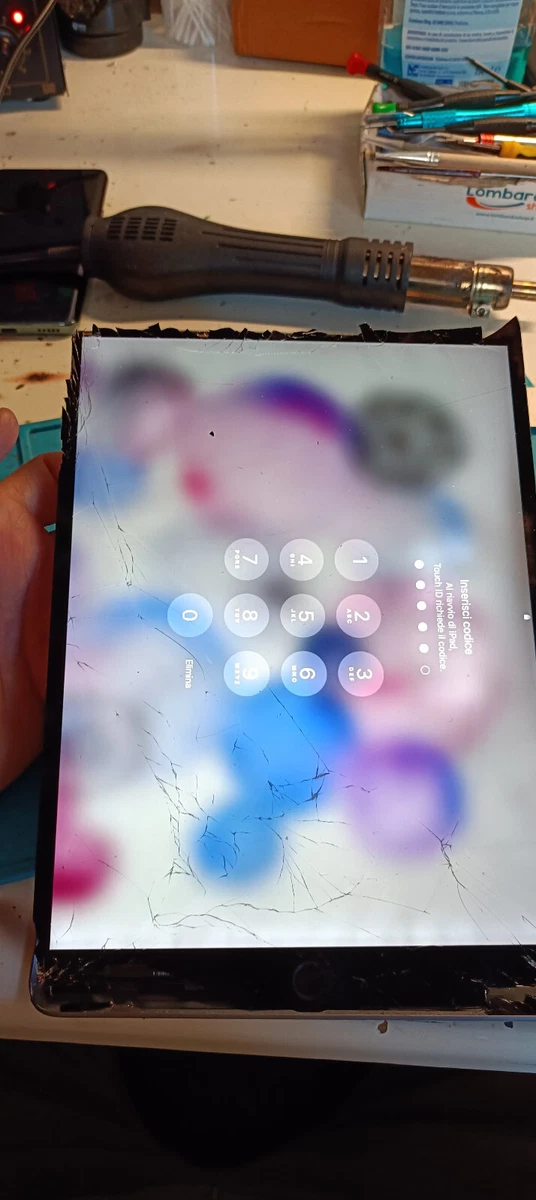 Schermo Touch Screen Completo Bianco Per Ipad Pro 9,7 A1673 - Foto 4