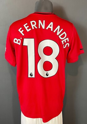 Manchester United B. Fernandes Jersey 2019/2020 Football Mens Home