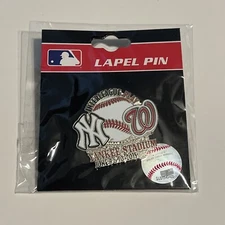 New 2015 Washington Nationals Interleague Play Yankee Stadium Lapel Pin