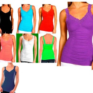seamless spaghetti strap tank