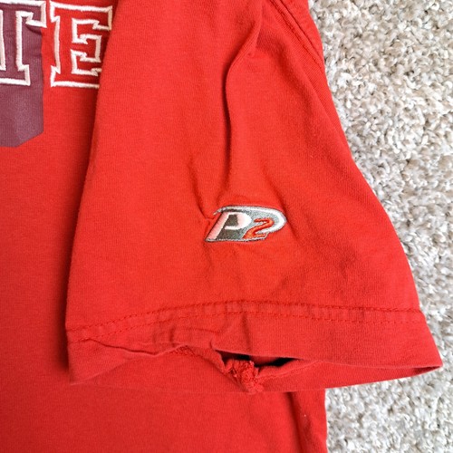 Ohio State Buckeyes T-Shirt Size M Red P2 Logo Graphic Tee NCAA Fan Apparel 0837 - Picture 3 of 13