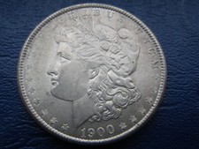 1900P MORGAN $-UNCIRCULATED CONDITION-NO UNSIGHTLY SCRATCHES+FULL MINT WEIGHT