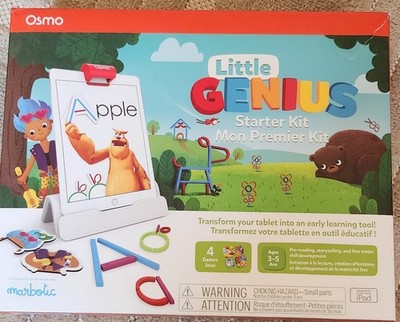 Osmo Little Genius Starter Kit für iPad - 4 pädagogische Lernspiele 