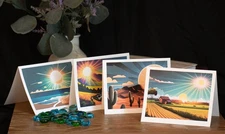 Faith Inspired Note Cards featuring NUMBERS 6 - SET OF 4 with envelopes