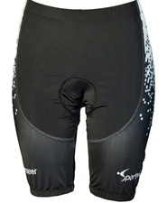 Sportneer Padded Cycling Men's Shorts Black White Size XL