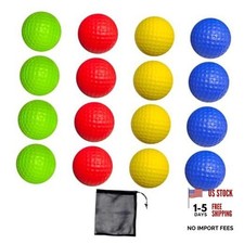 Foam Golf Practice Balls 16 or 54 Pack Soft Limited Flight 16 Pack Multicolor