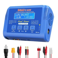 Balance Battery Charger,B6 AC 80W Lipo Battery Balance Charger 6A Discharger, RC