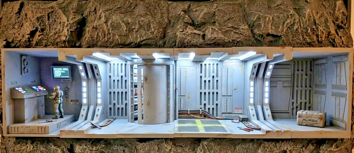 S 6-piece Sci-fi Diorama Set