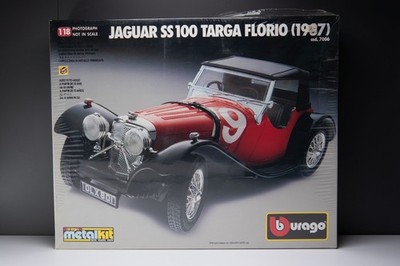 Bburago Metal-Kit Nr. 7006 Jaguar SS 100 Targa Florio (1937) 1:18 Modellbausatz