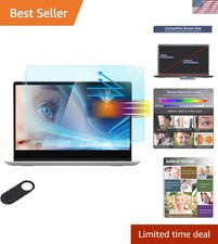 Scratch-Resistant 15.6" Anti-Glare Screen Protector - Blue Light Filter Included