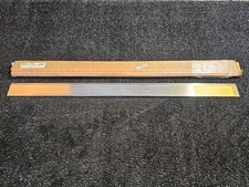 Starrett 385-36 Steel Straight Edge w/ Bevel, 36" Long, 2-13/32" Wide, 7/32 Thk