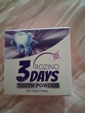 ROZINO 3 Days Tooth Powder Teeth Whitening Po...
