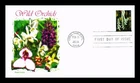 US COVER WILD ORCHIDS FIRST DAY ISSUE PANDA CACHET