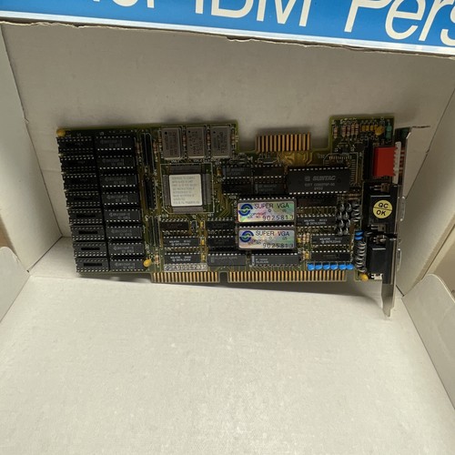 super vga video 8 16 bit MDA CGA EGA Hurcules ISA KARTE TRIDENT TVGA PC XT AT - Bild 3 von 14