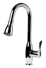 ALFI brand ABKF3783 1.8 GPM 1 Hole Faucet Pull-Down Kitchen - Chrome