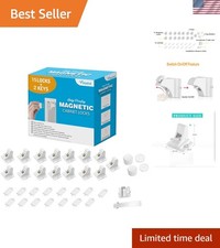 Baby Proofing Magnetic Cabinet Locks - 15 Locks, 2 Keys