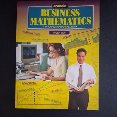 Abeka Business Mathematics Student Work Text 